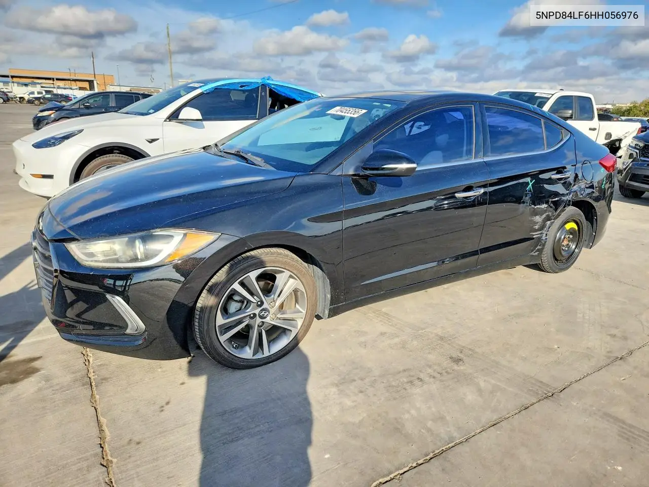HYUNDAI ELANTRA 2017, VIN 5NPD84LF6HH056976
