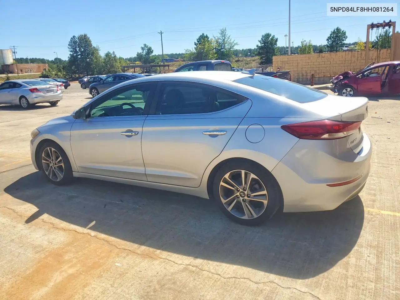 2017 HYUNDAI ELANTRA VIN 5NPD84LF8HH081264 — фото 2