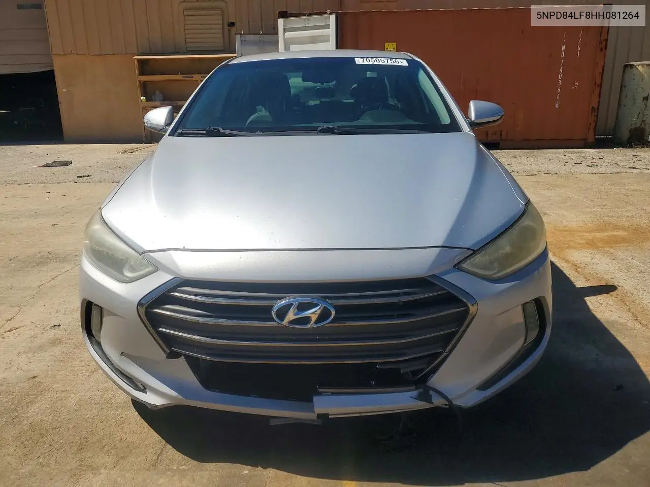 2017 HYUNDAI ELANTRA VIN 5NPD84LF8HH081264 — фото 5