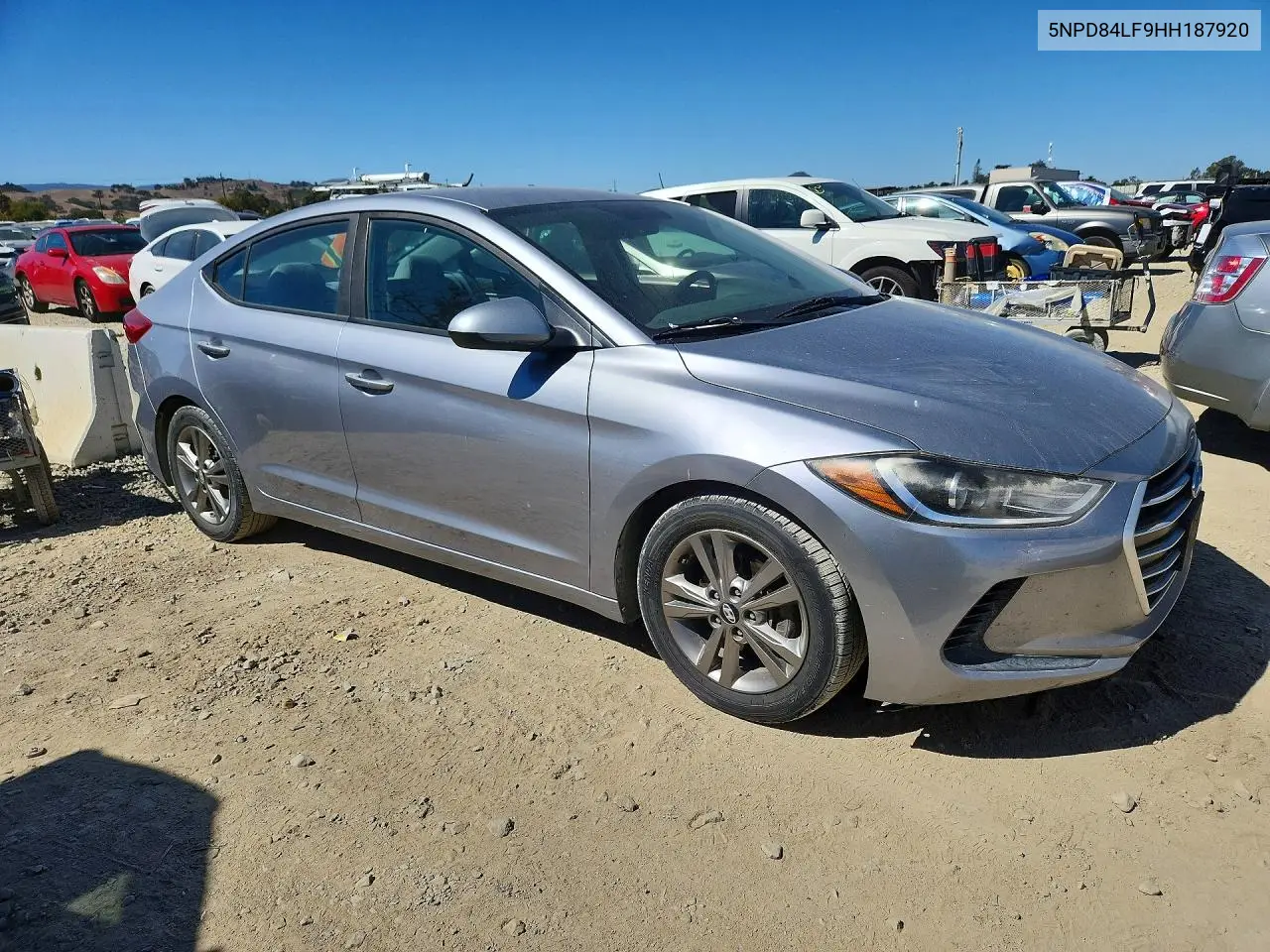 2017 HYUNDAI ELANTRA VIN 5NPD84LF9HH187920 — фото 4