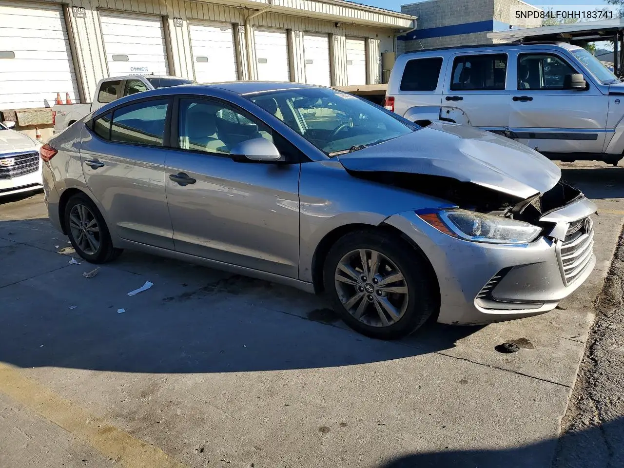 2017 HYUNDAI ELANTRA VIN 5NPD84LF0HH183741 — фото 4