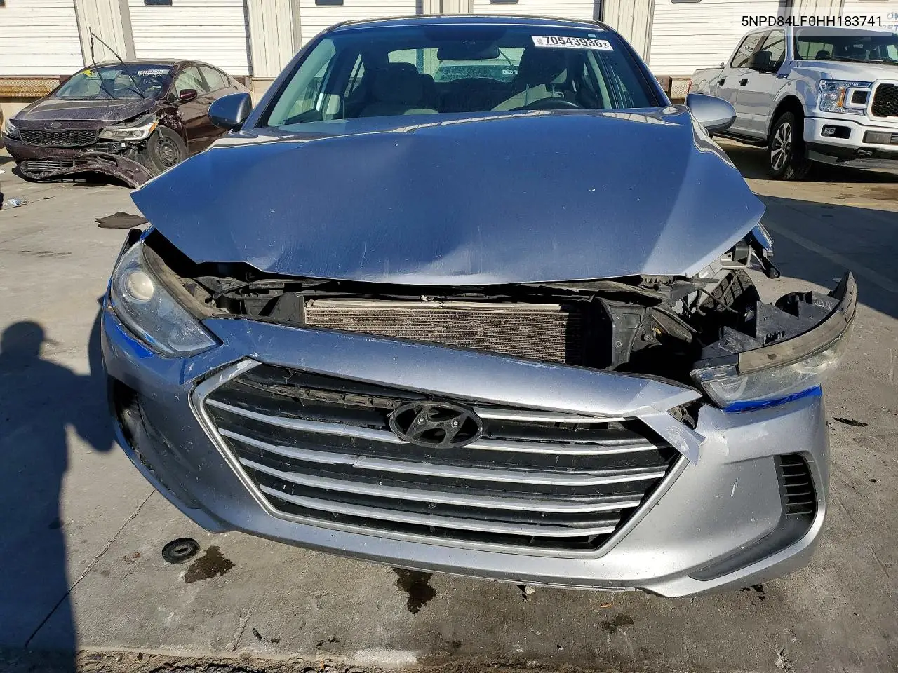 2017 HYUNDAI ELANTRA VIN 5NPD84LF0HH183741 — фото 5