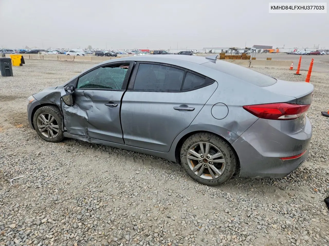 2017 HYUNDAI ELANTRA VIN KMHD84LFXHU377033 — фото 2