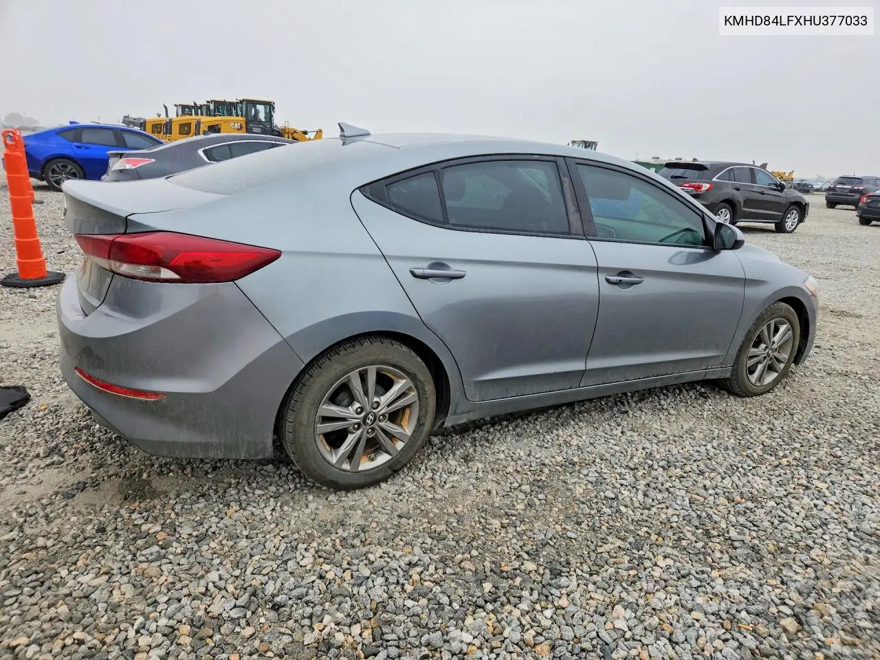 2017 HYUNDAI ELANTRA VIN KMHD84LFXHU377033 — фото 3