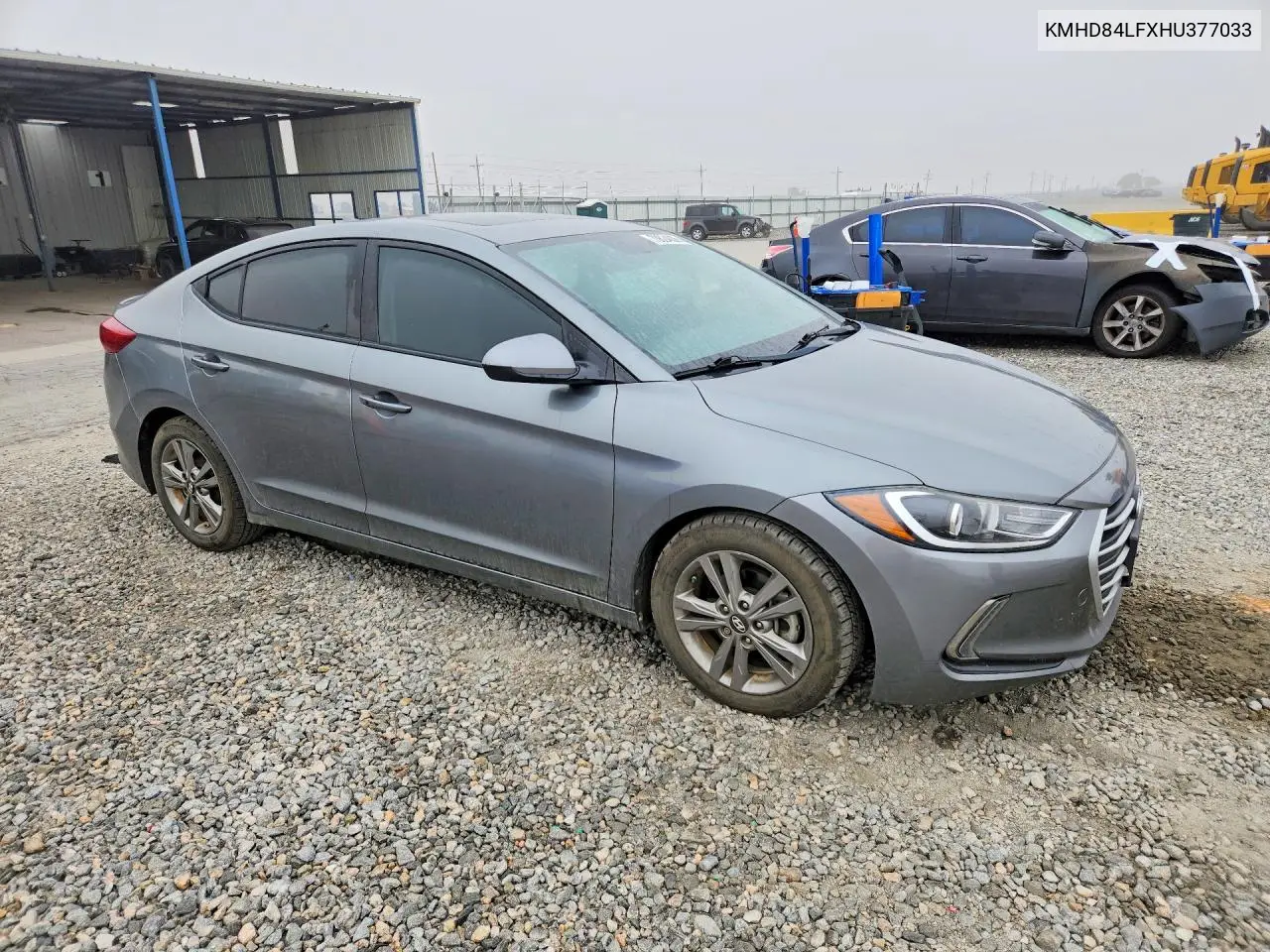 2017 HYUNDAI ELANTRA VIN KMHD84LFXHU377033 — фото 4