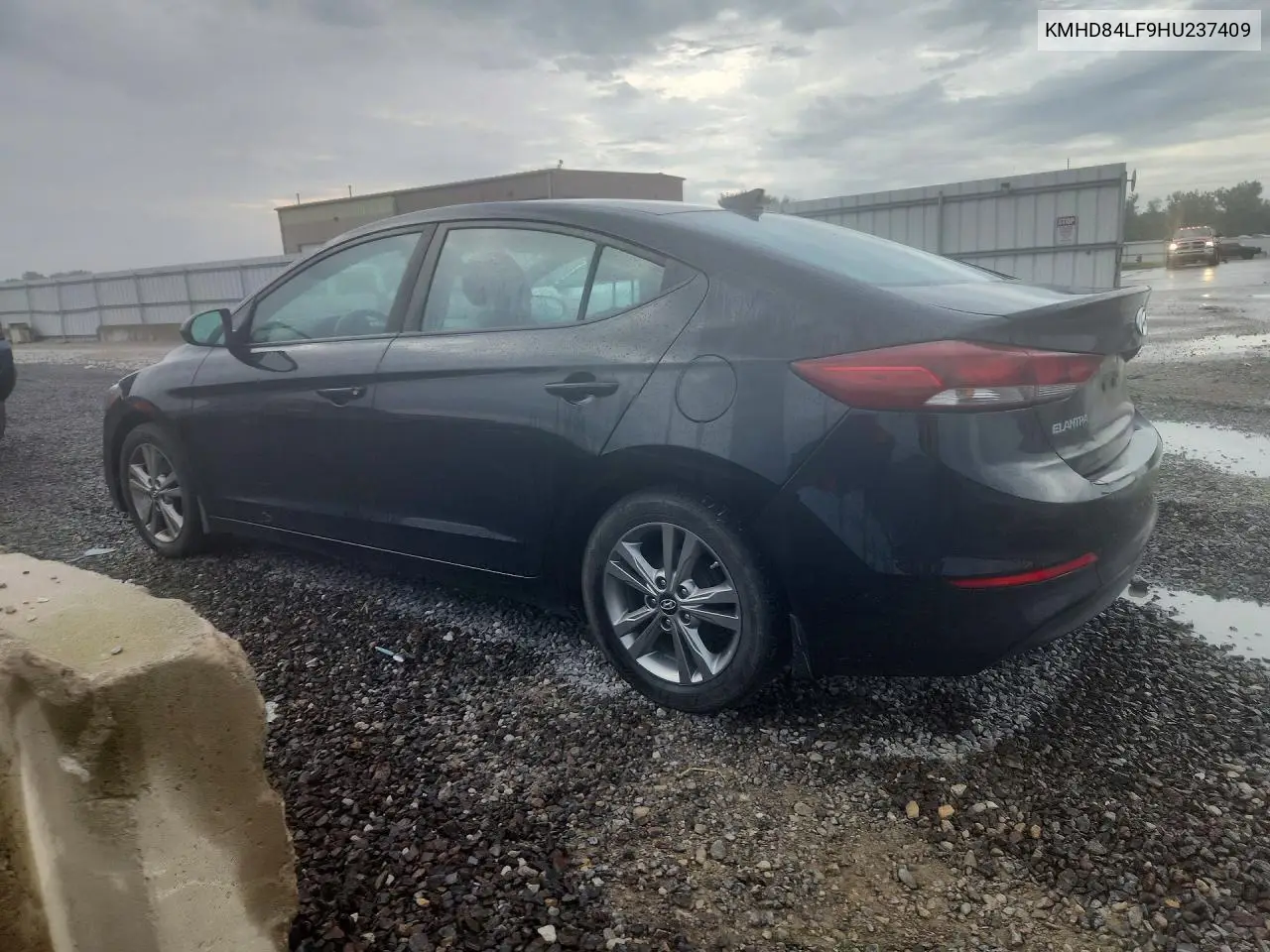 2017 HYUNDAI ELANTRA VIN KMHD84LF9HU237409 — фото 2