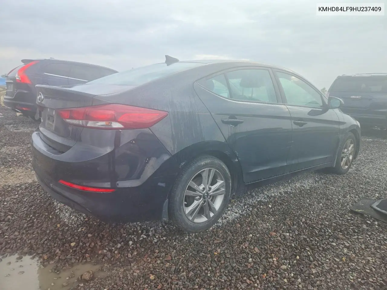 2017 HYUNDAI ELANTRA VIN KMHD84LF9HU237409 — фото 3