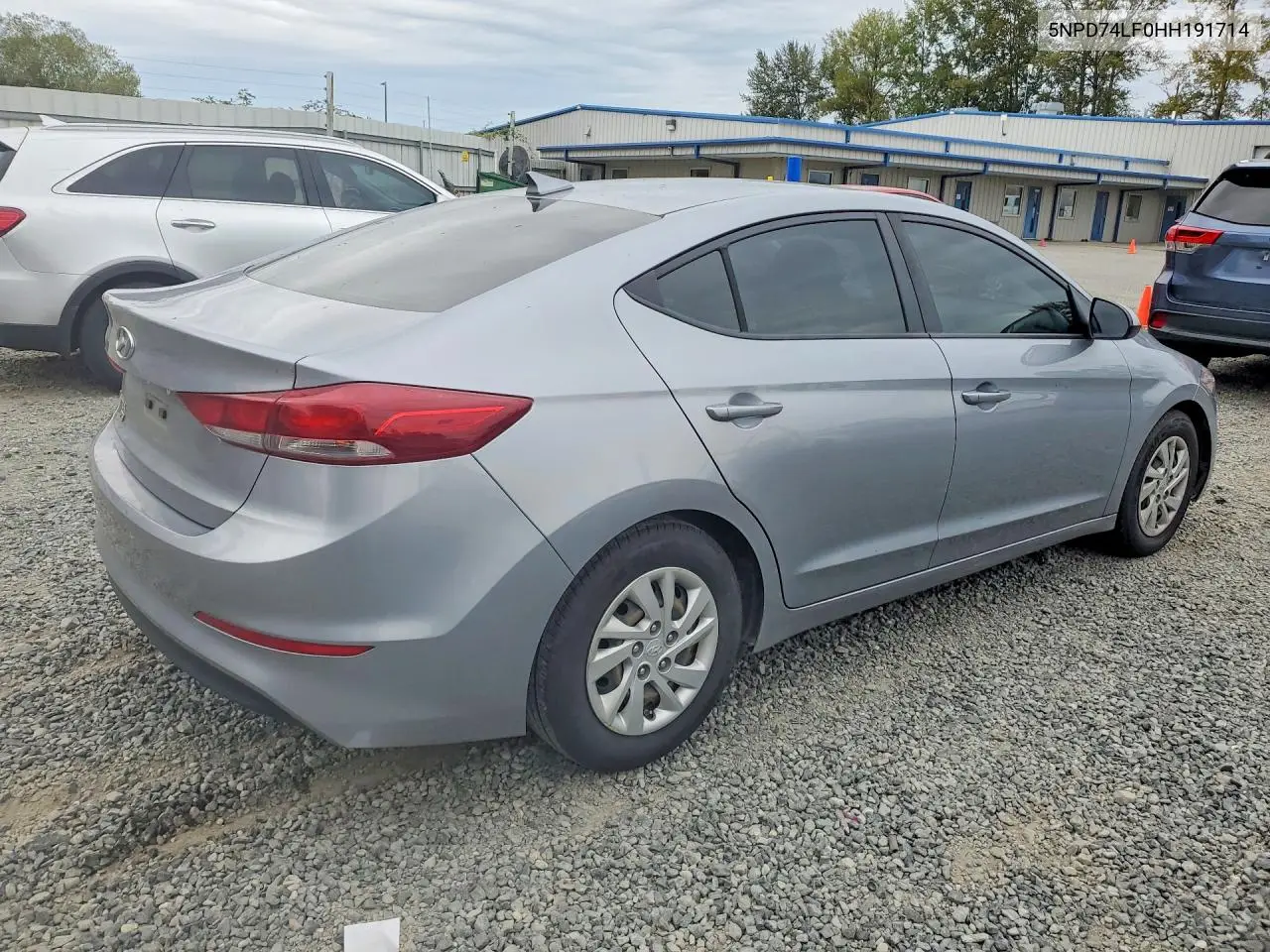 2017 HYUNDAI ELANTRA VIN 5NPD74LF0HH191714 — фото 3