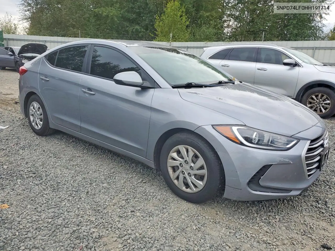 2017 HYUNDAI ELANTRA VIN 5NPD74LF0HH191714 — фото 4