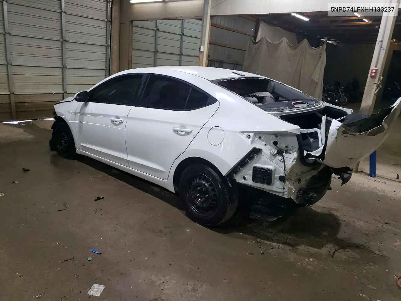 2017 HYUNDAI ELANTRA VIN 5NPD74LFXHH133237 — фото 2