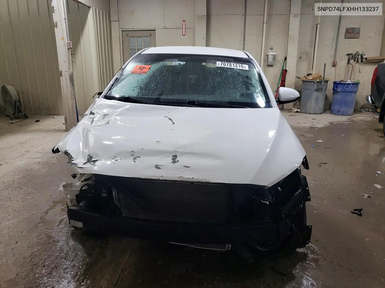 2017 HYUNDAI ELANTRA VIN 5NPD74LFXHH133237 — фото 5