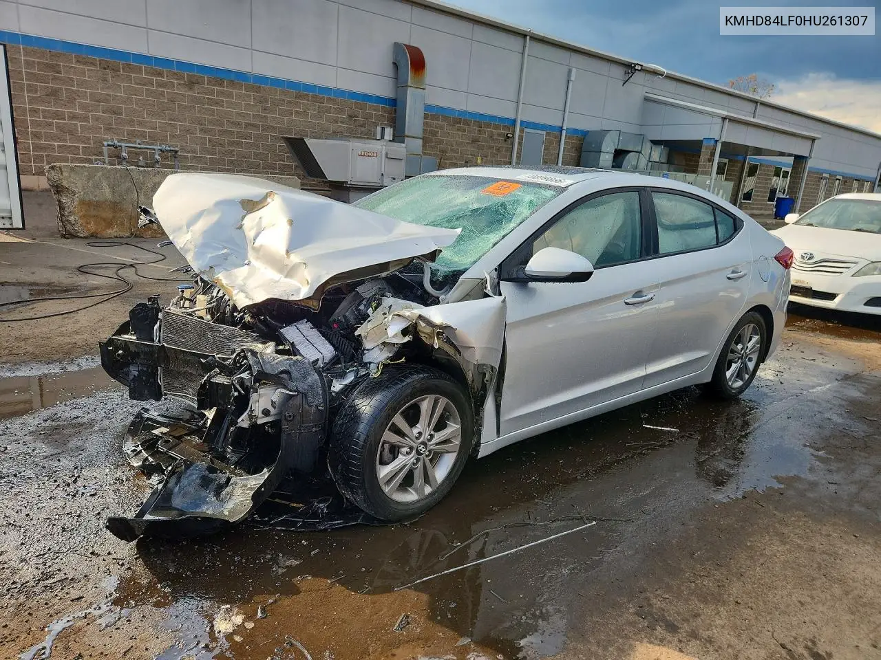 HYUNDAI ELANTRA 2017, VIN KMHD84LF0HU261307