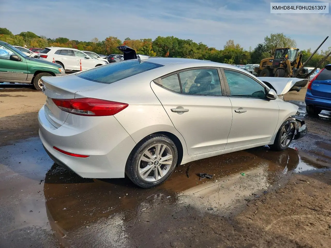 2017 HYUNDAI ELANTRA VIN KMHD84LF0HU261307 — фото 3