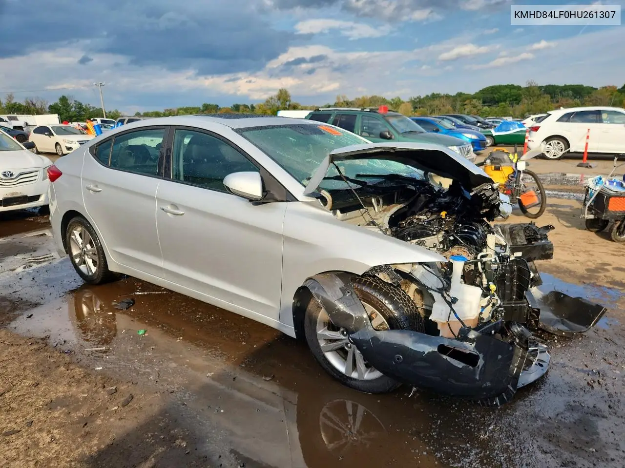 2017 HYUNDAI ELANTRA VIN KMHD84LF0HU261307 — фото 4