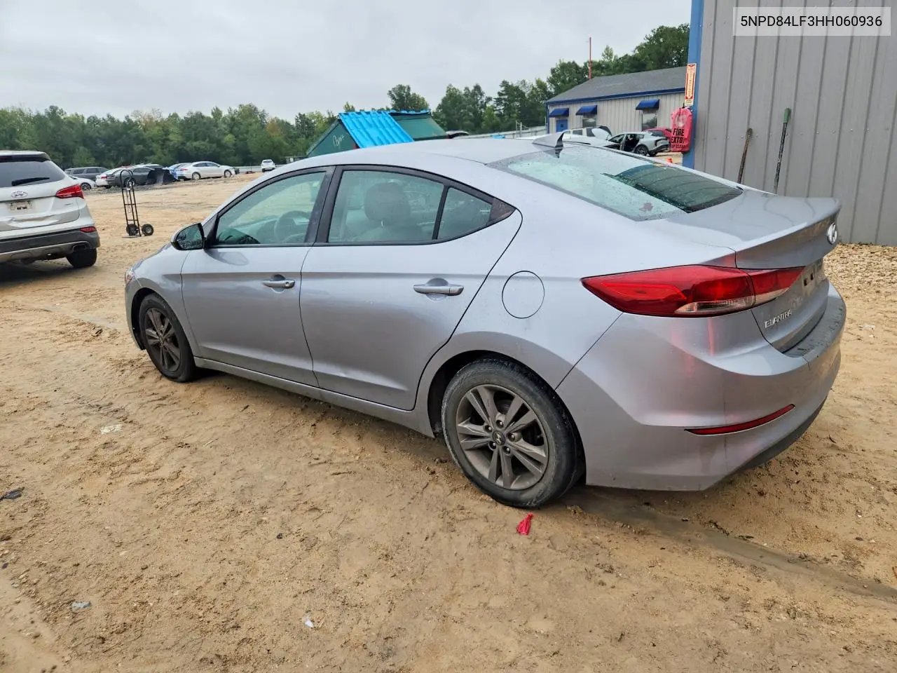 2017 HYUNDAI ELANTRA VIN 5NPD84LF3HH060936 — фото 2