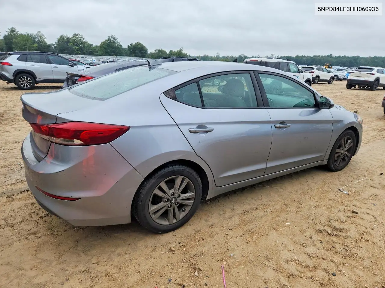 2017 HYUNDAI ELANTRA VIN 5NPD84LF3HH060936 — фото 3