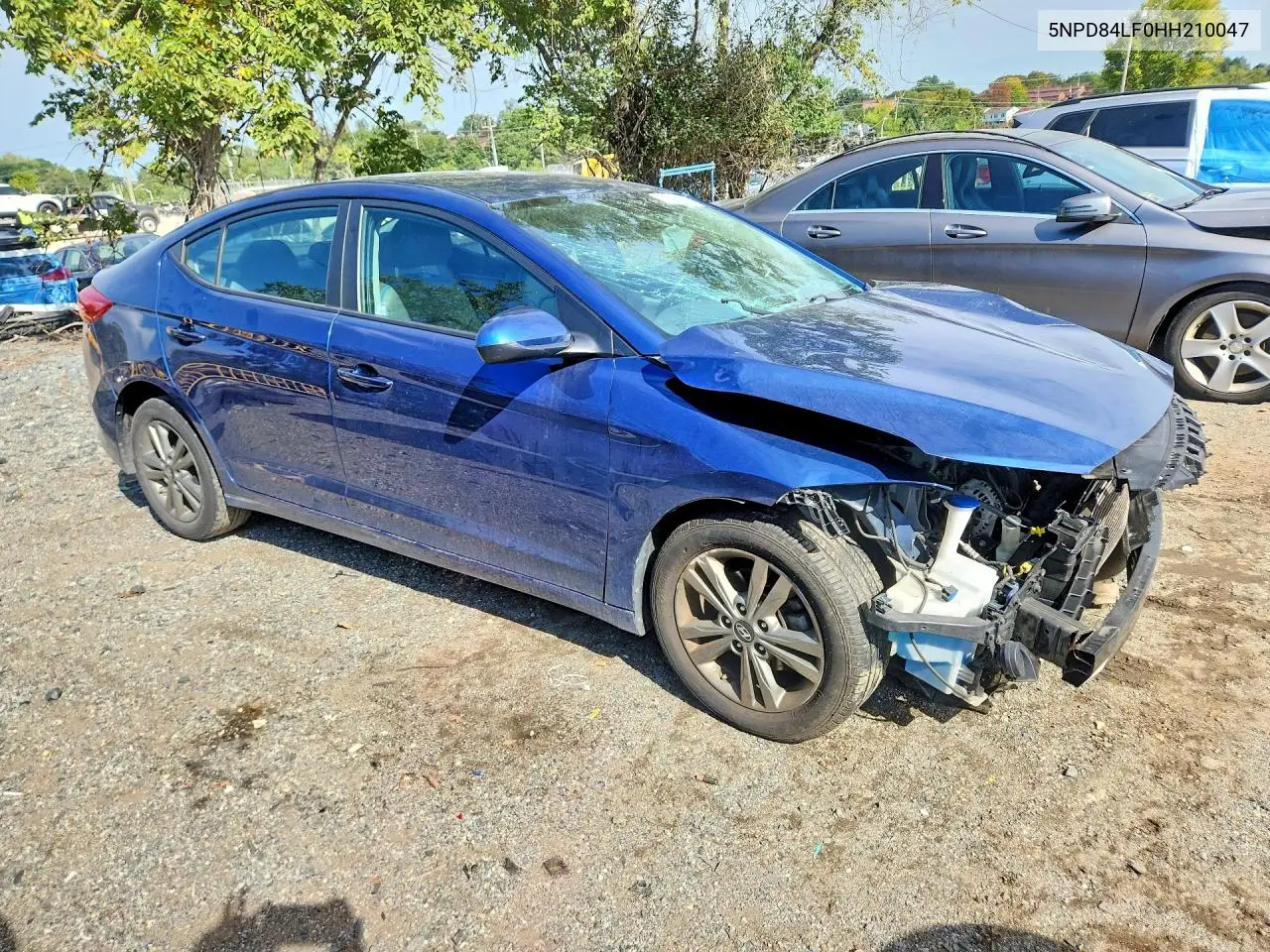 2017 HYUNDAI ELANTRA VIN 5NPD84LF0HH210047 — фото 4