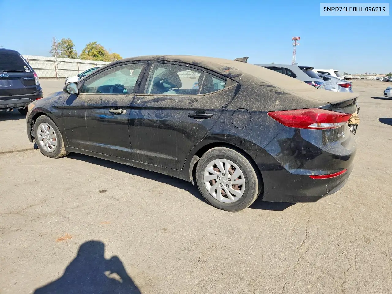 2017 HYUNDAI ELANTRA VIN 5NPD74LF8HH096219 — фото 2