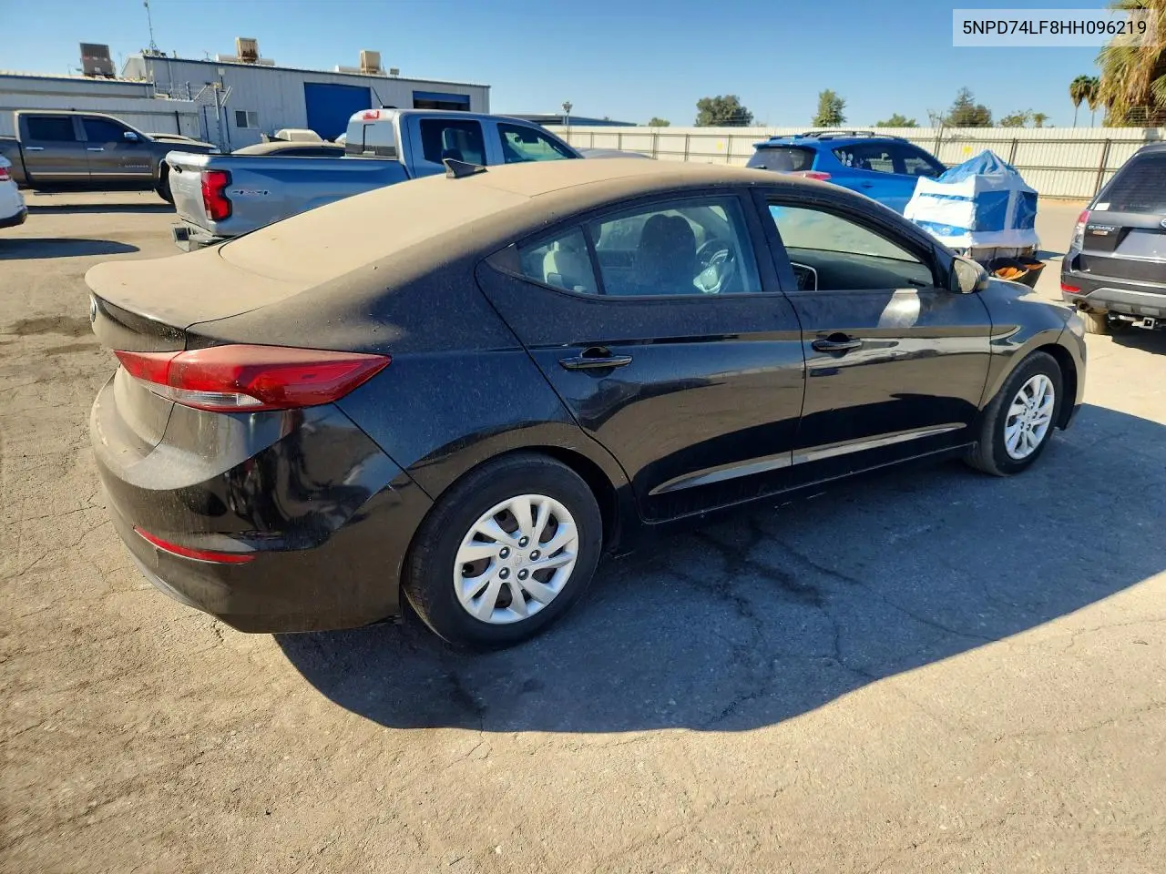 2017 HYUNDAI ELANTRA VIN 5NPD74LF8HH096219 — фото 3