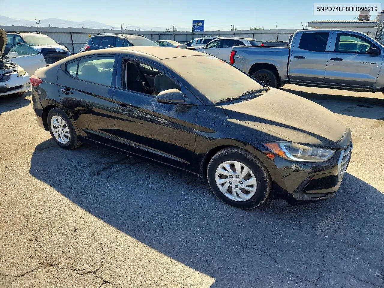2017 HYUNDAI ELANTRA VIN 5NPD74LF8HH096219 — фото 4