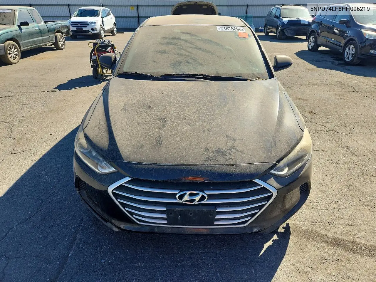2017 HYUNDAI ELANTRA VIN 5NPD74LF8HH096219 — фото 5