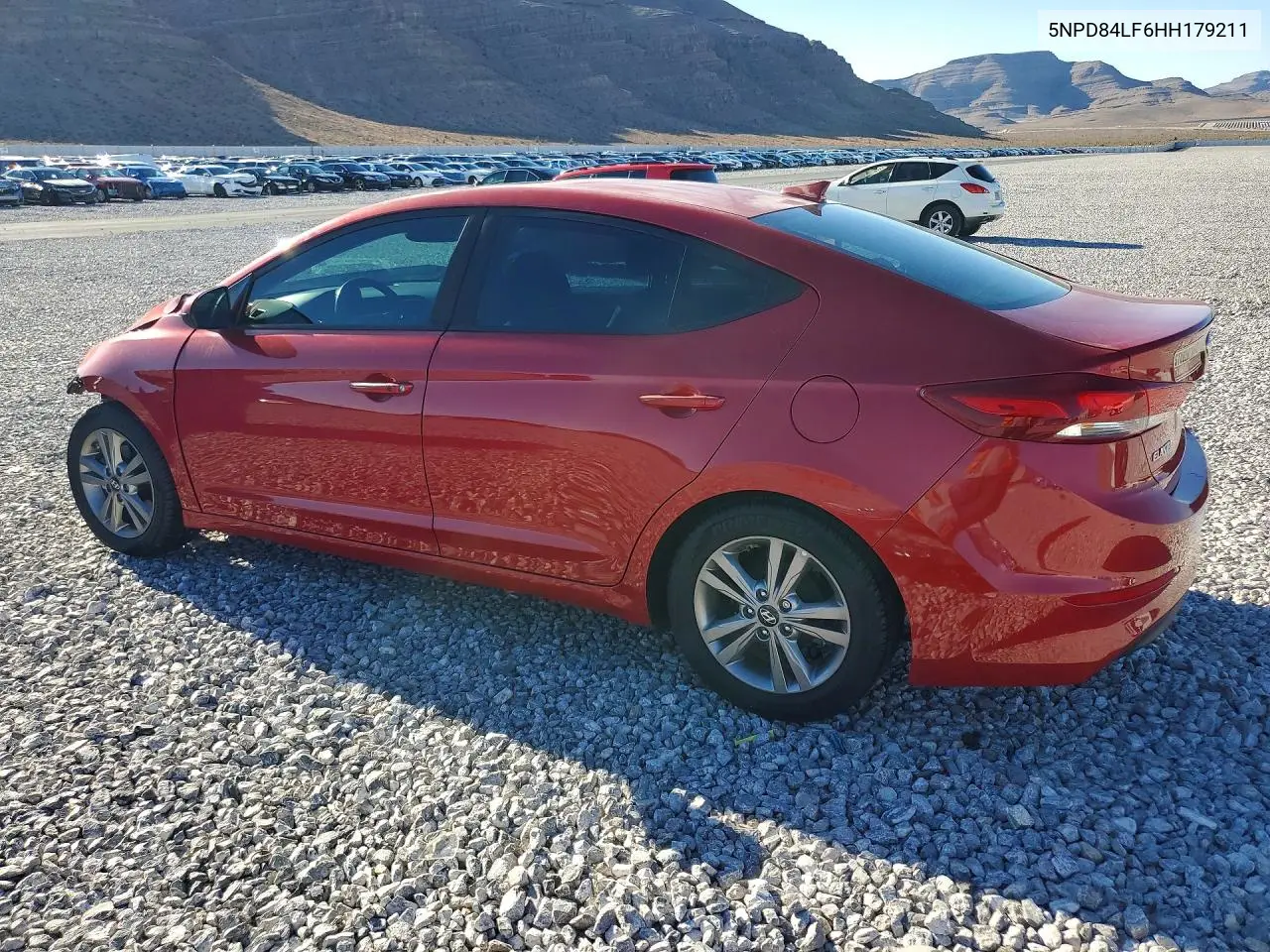 2017 HYUNDAI ELANTRA VIN 5NPD84LF6HH179211 — фото 2