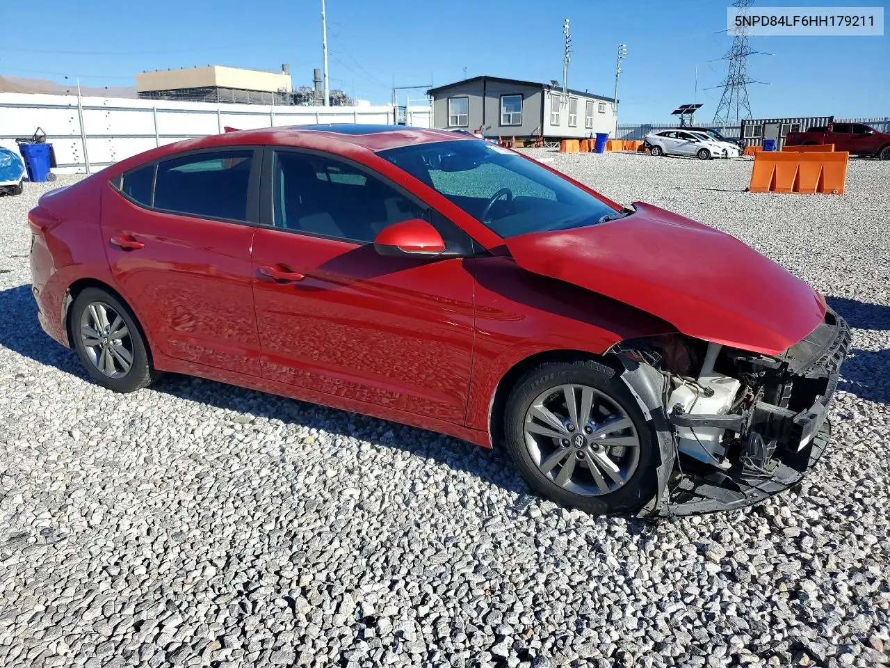 2017 HYUNDAI ELANTRA VIN 5NPD84LF6HH179211 — фото 4