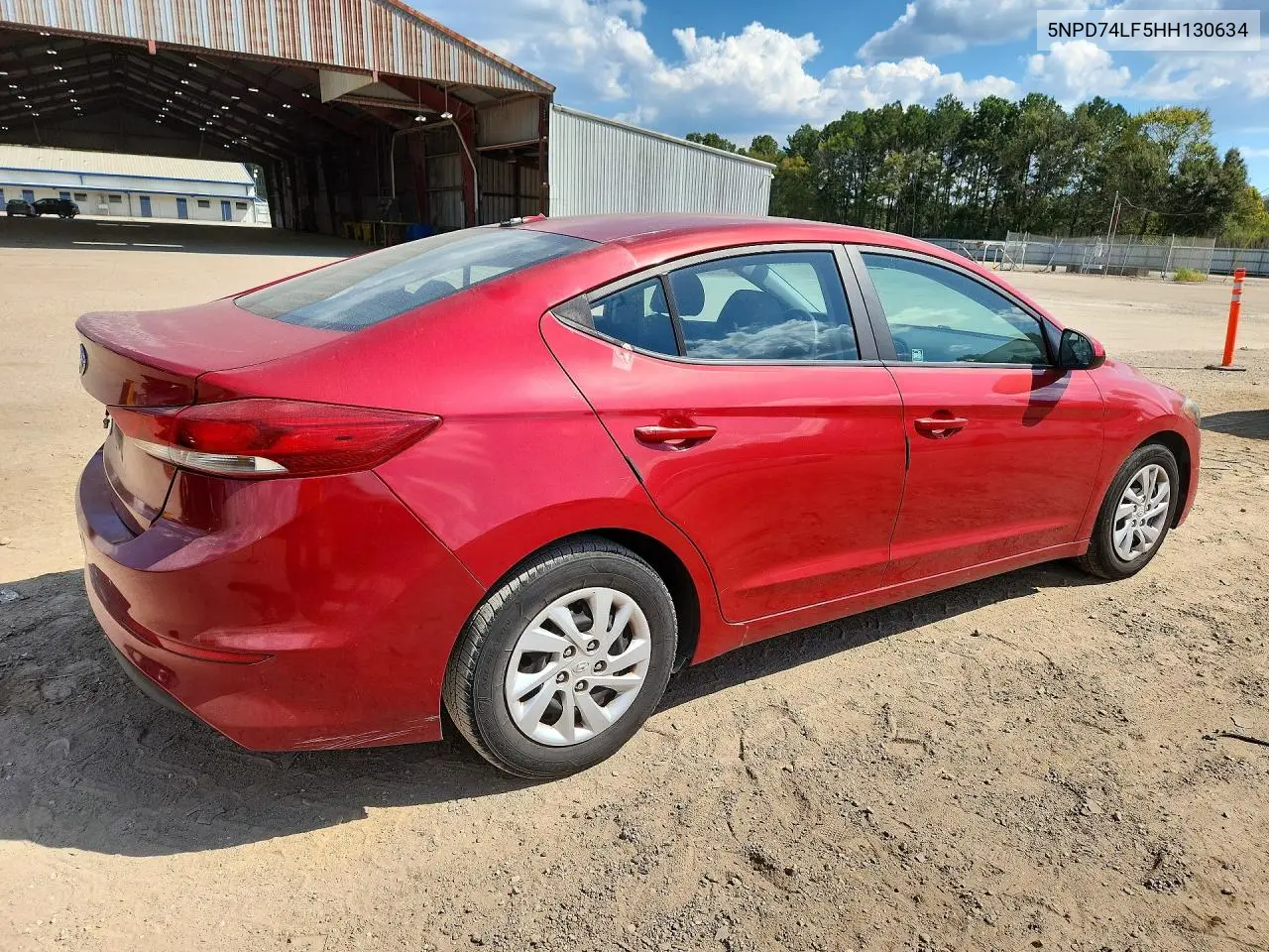 2017 HYUNDAI ELANTRA VIN 5NPD74LF5HH130634 — фото 3