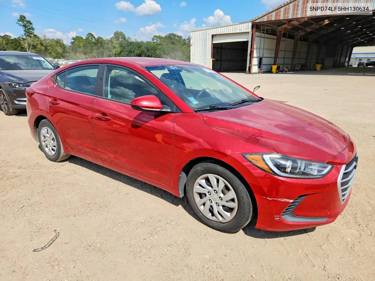 2017 HYUNDAI ELANTRA VIN 5NPD74LF5HH130634 — фото 4