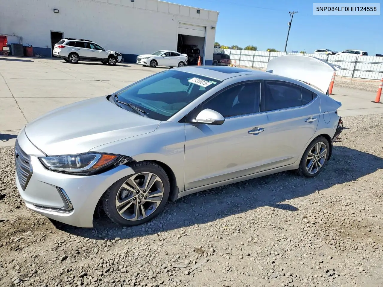 HYUNDAI ELANTRA 2017, VIN 5NPD84LF0HH124558