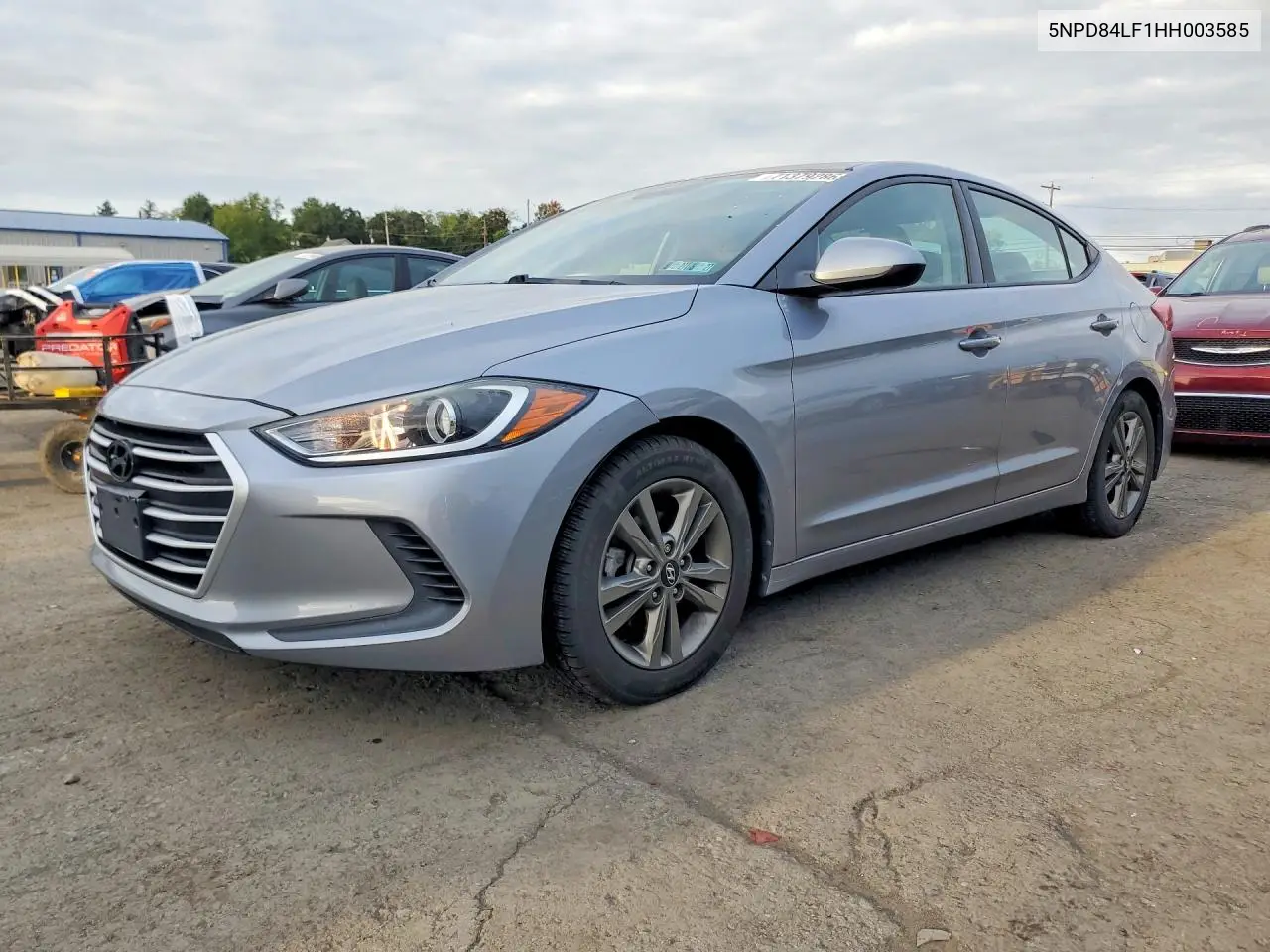 HYUNDAI ELANTRA 2017, VIN 5NPD84LF1HH003585