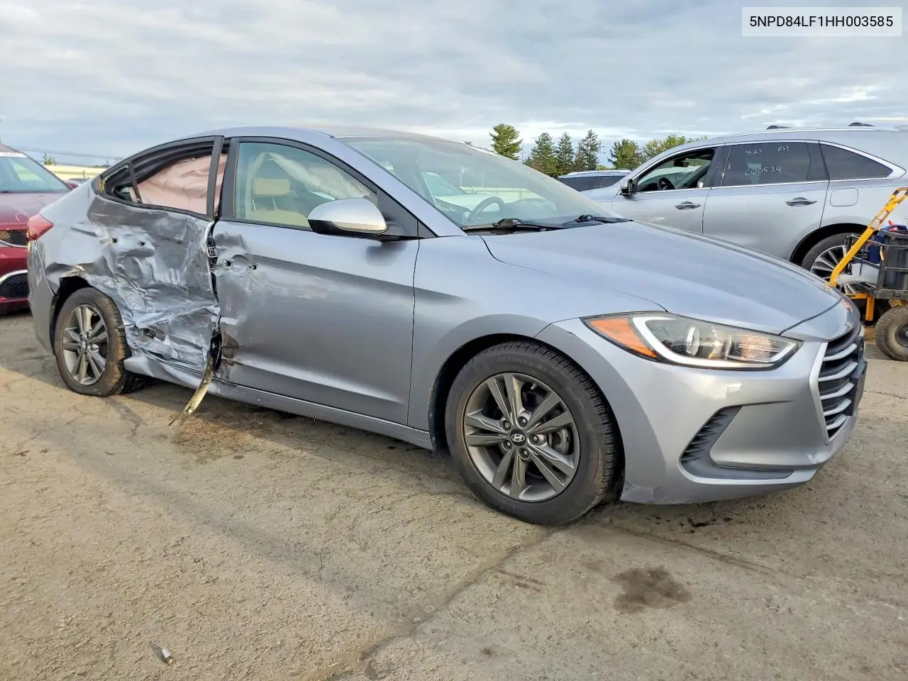 2017 HYUNDAI ELANTRA VIN 5NPD84LF1HH003585 — фото 4