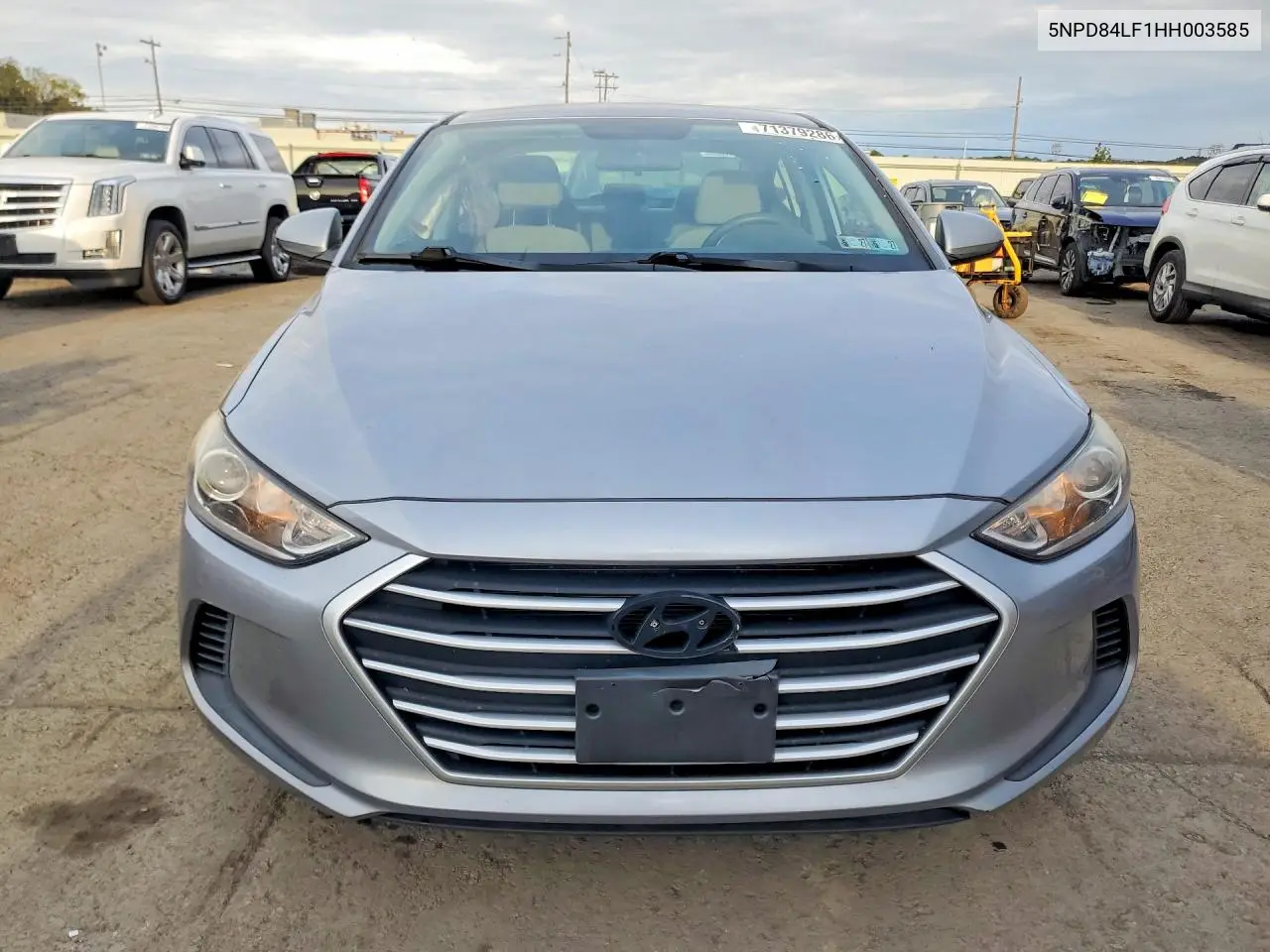 2017 HYUNDAI ELANTRA VIN 5NPD84LF1HH003585 — фото 5