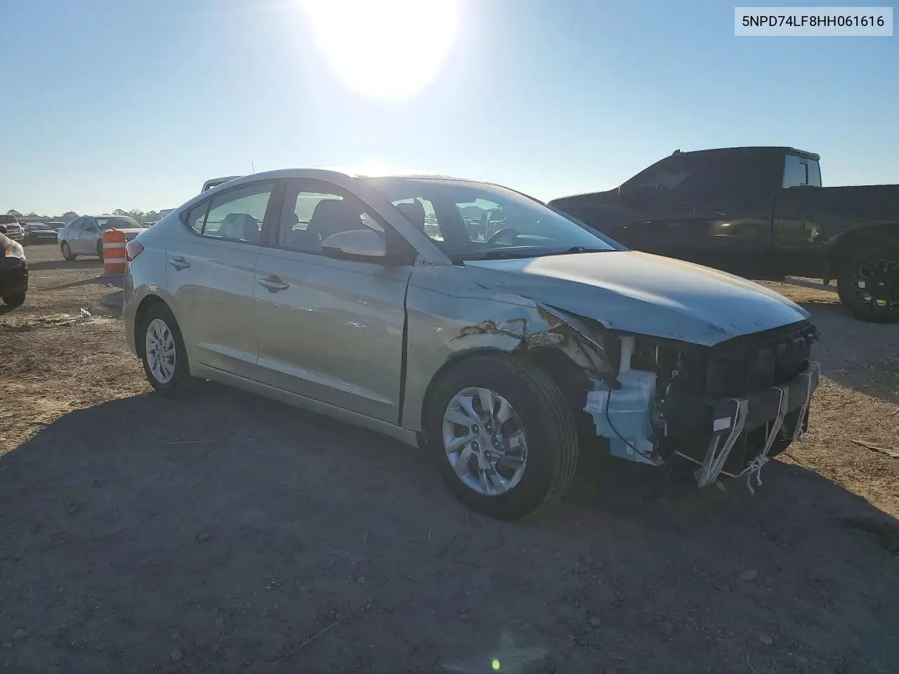 2017 HYUNDAI ELANTRA VIN 5NPD74LF8HH061616 — фото 4