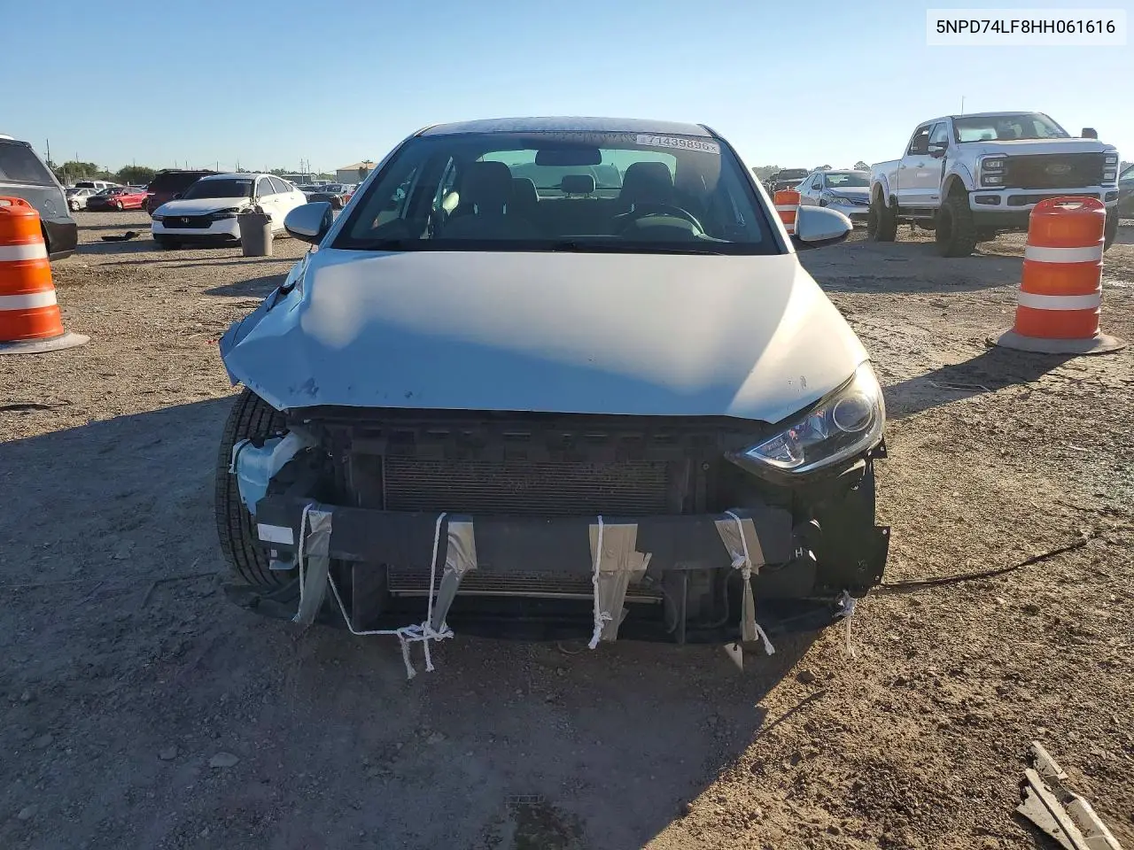 2017 HYUNDAI ELANTRA VIN 5NPD74LF8HH061616 — фото 5