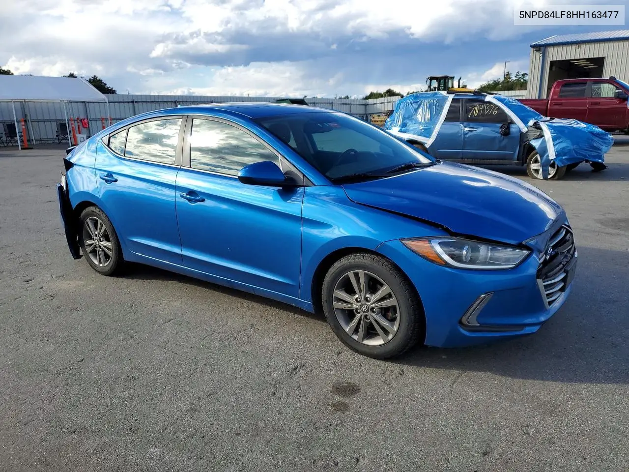 2017 HYUNDAI ELANTRA VIN 5NPD84LF8HH163477 — фото 4