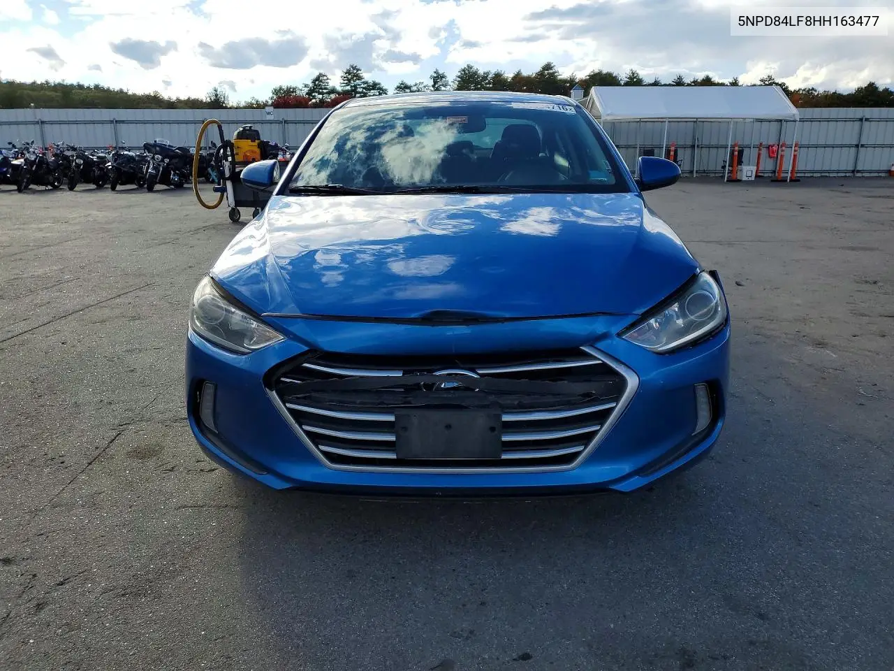 2017 HYUNDAI ELANTRA VIN 5NPD84LF8HH163477 — фото 5