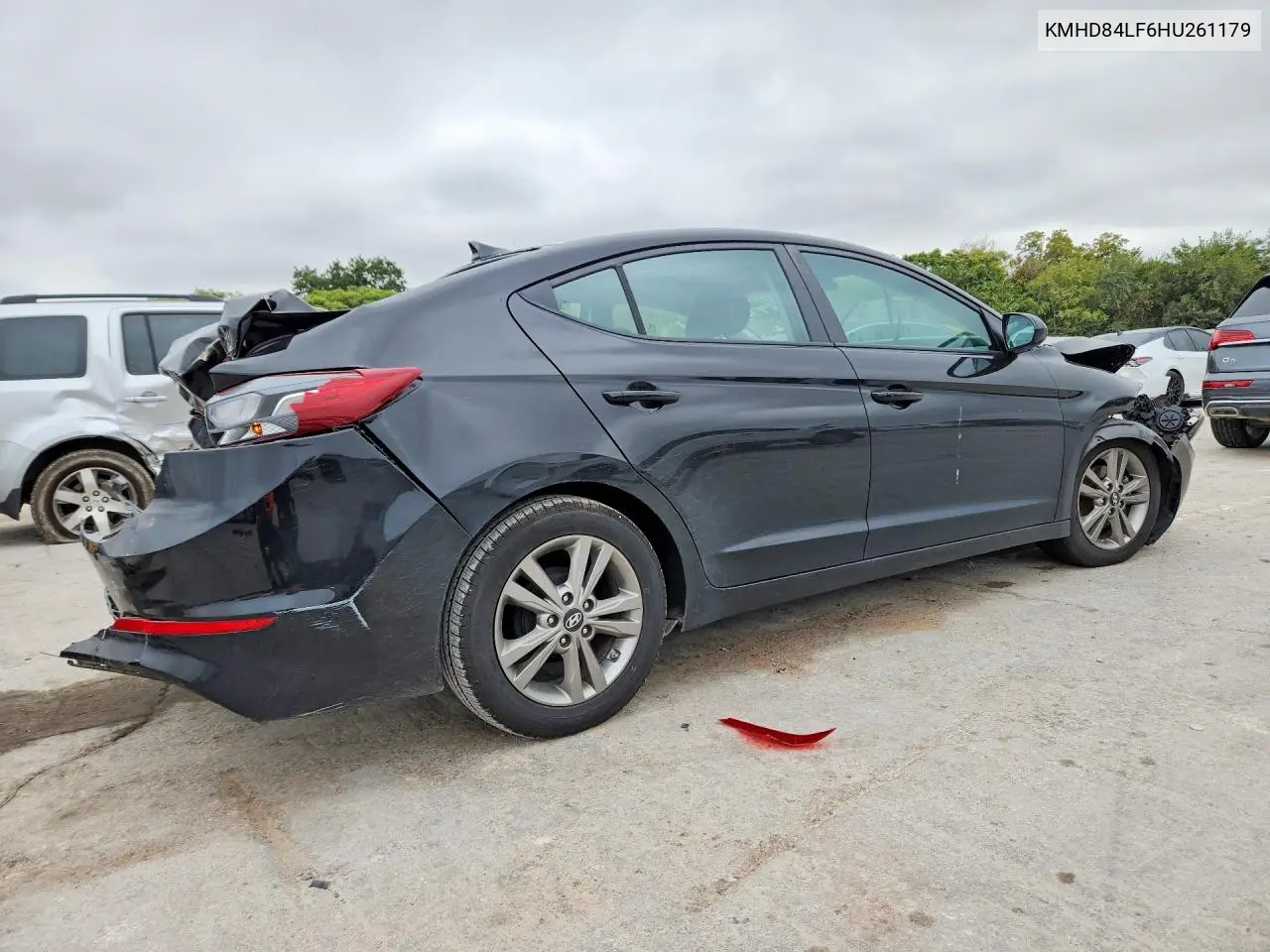 2017 HYUNDAI ELANTRA VIN KMHD84LF6HU261179 — фото 3