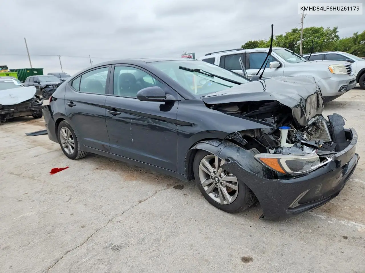 2017 HYUNDAI ELANTRA VIN KMHD84LF6HU261179 — фото 4