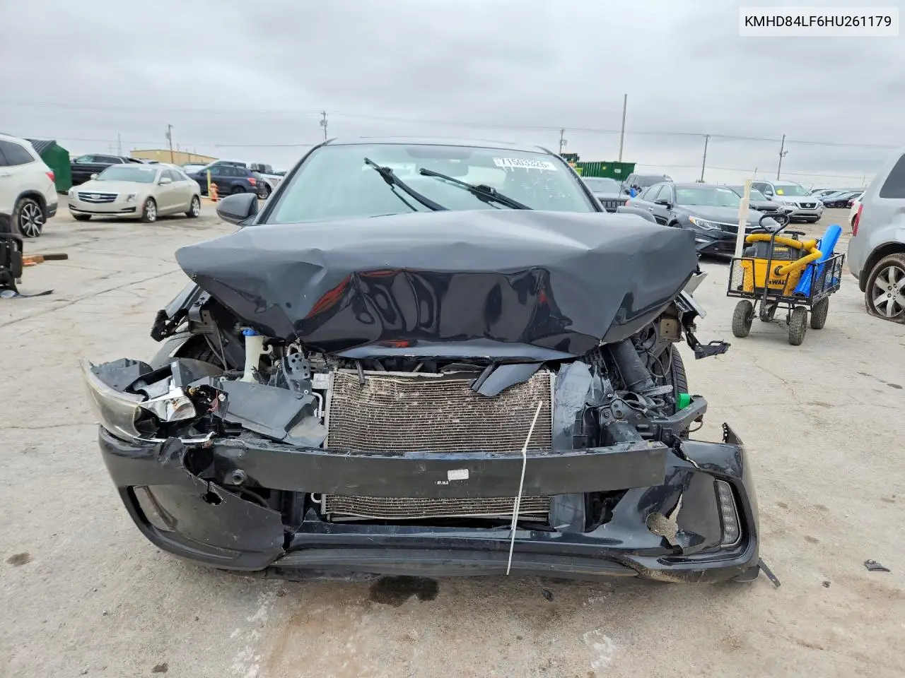 2017 HYUNDAI ELANTRA VIN KMHD84LF6HU261179 — фото 5