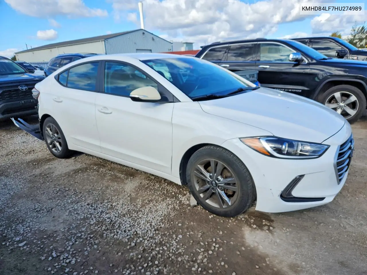 2017 HYUNDAI ELANTRA VIN KMHD84LF7HU274989 — фото 4