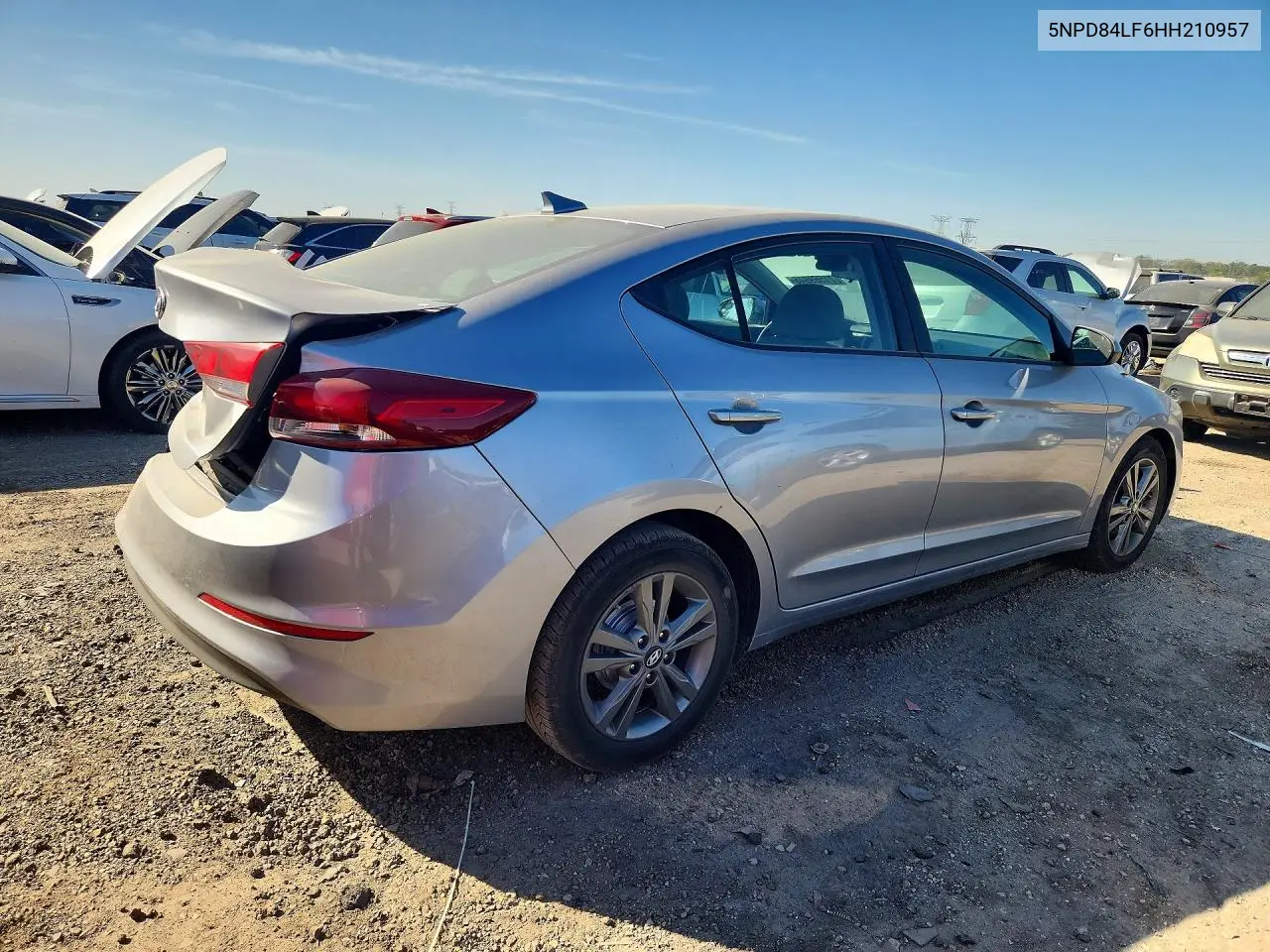 2017 HYUNDAI ELANTRA VIN 5NPD84LF6HH210957 — фото 3