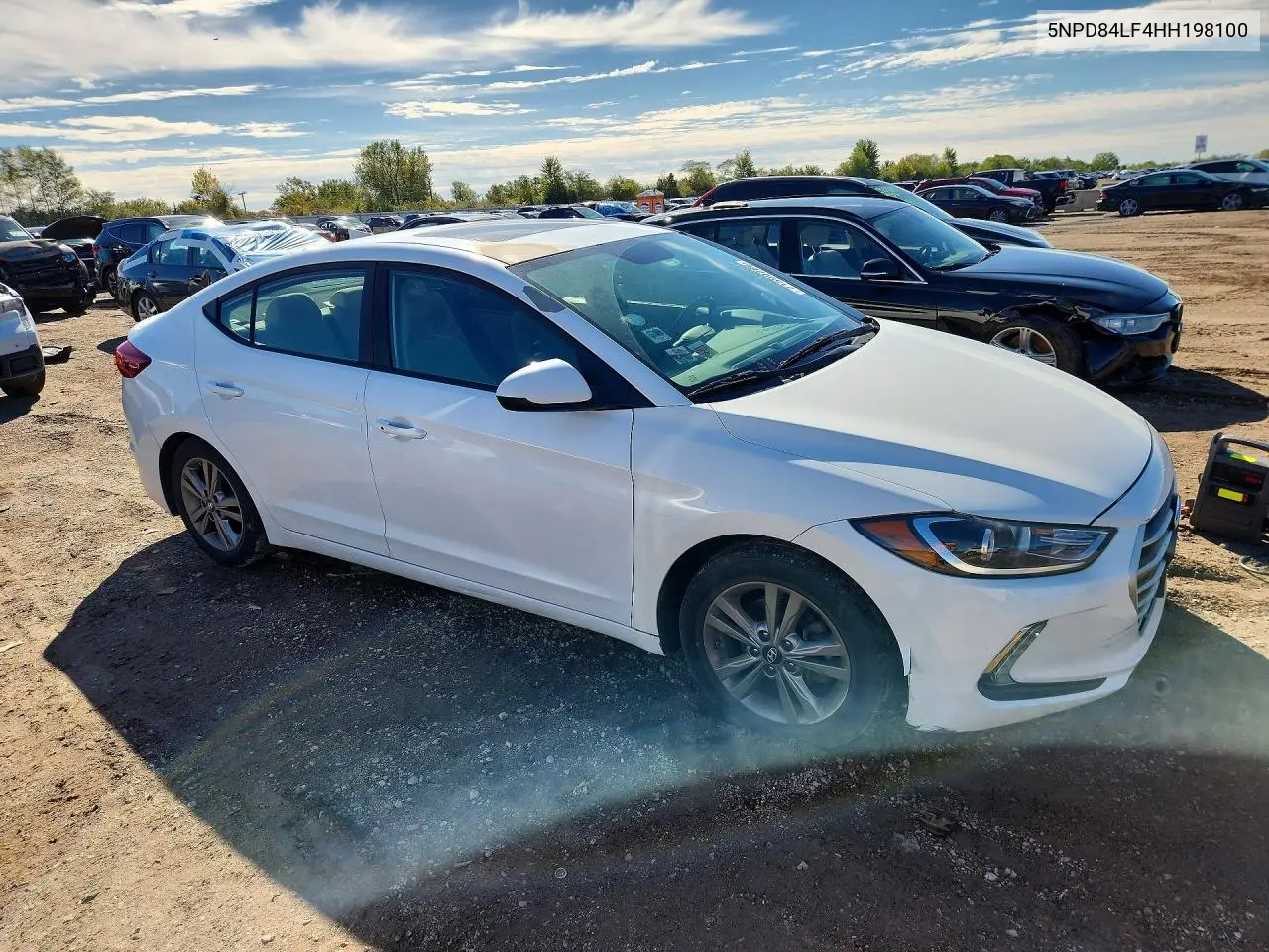2017 HYUNDAI ELANTRA VIN 5NPD84LF4HH198100 — фото 4