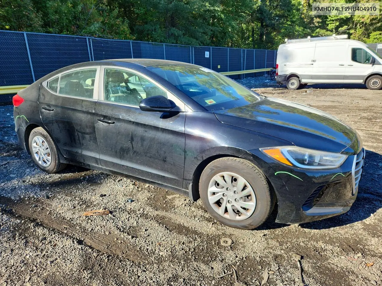 2017 HYUNDAI ELANTRA VIN KMHD74LF2HU404910 — фото 4