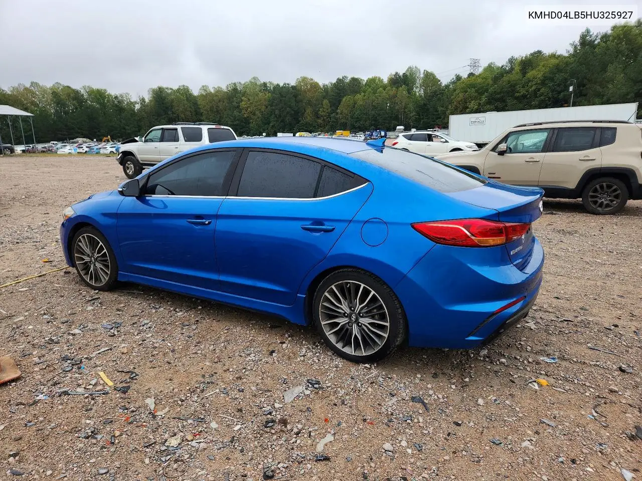 2017 HYUNDAI ELANTRA VIN KMHD04LB5HU325927 — фото 2
