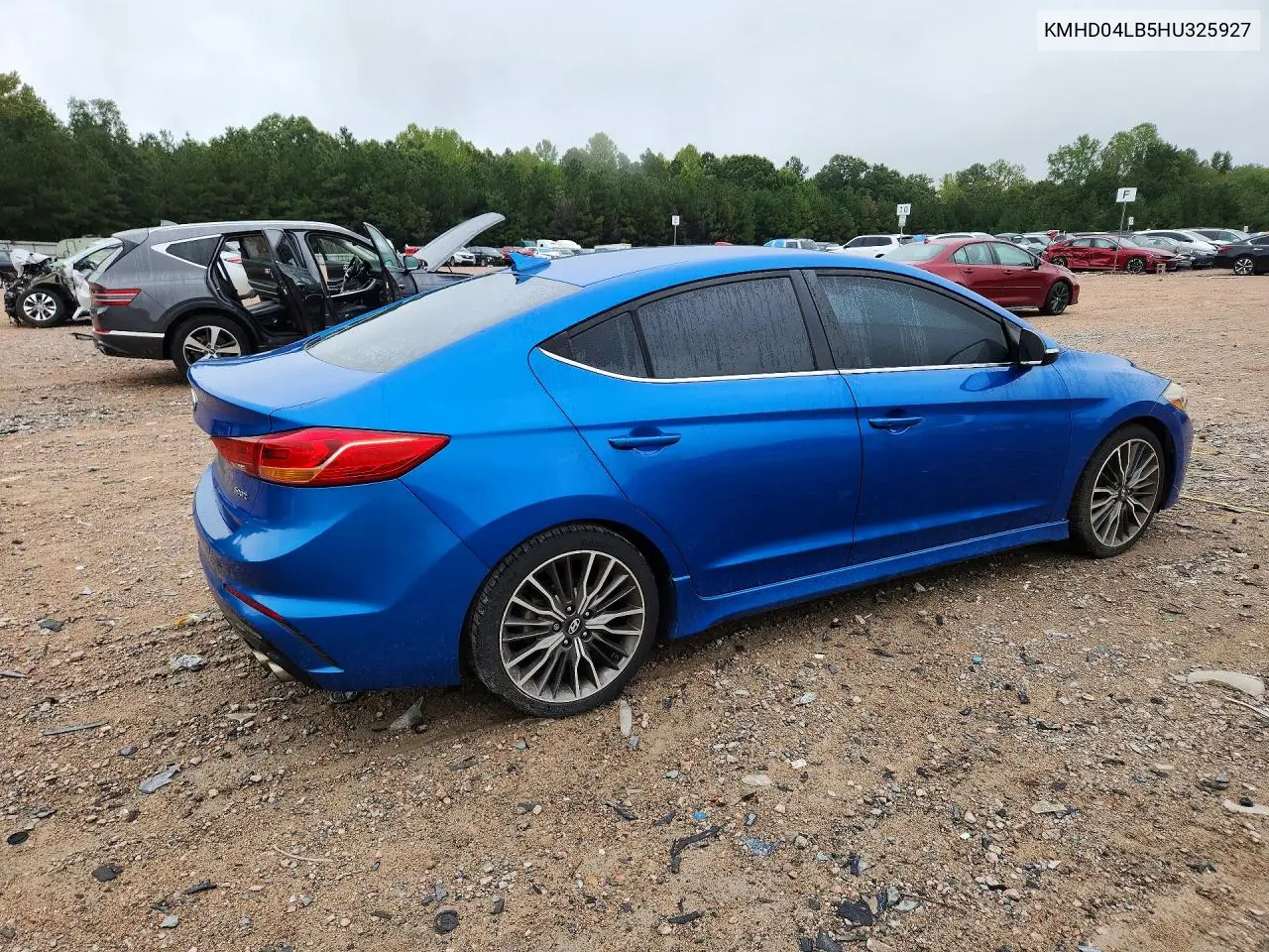 2017 HYUNDAI ELANTRA VIN KMHD04LB5HU325927 — фото 3