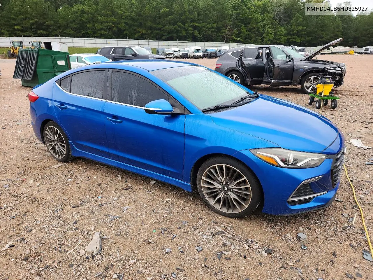 2017 HYUNDAI ELANTRA VIN KMHD04LB5HU325927 — фото 4