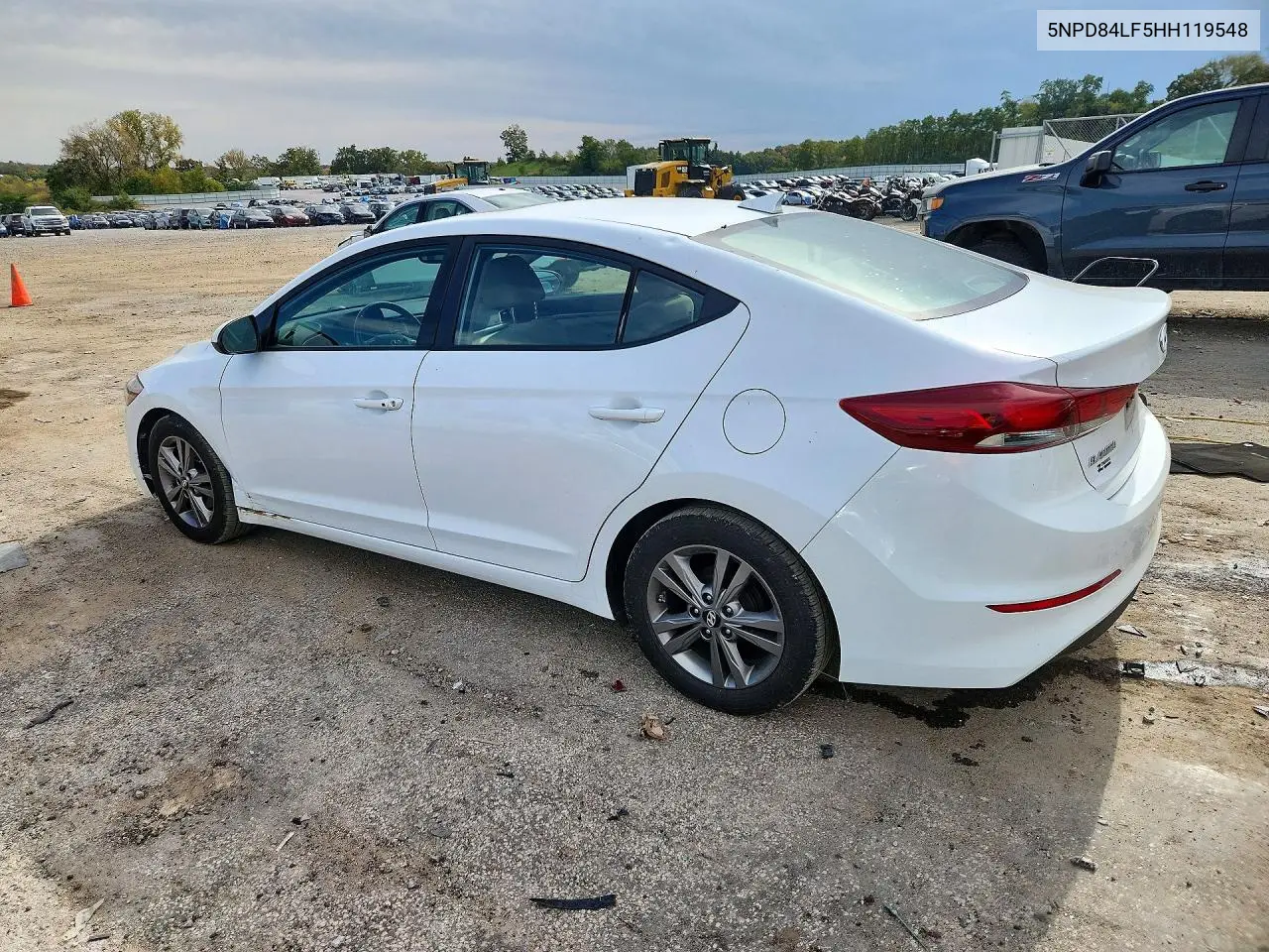 2017 HYUNDAI ELANTRA VIN 5NPD84LF5HH119548 — фото 2