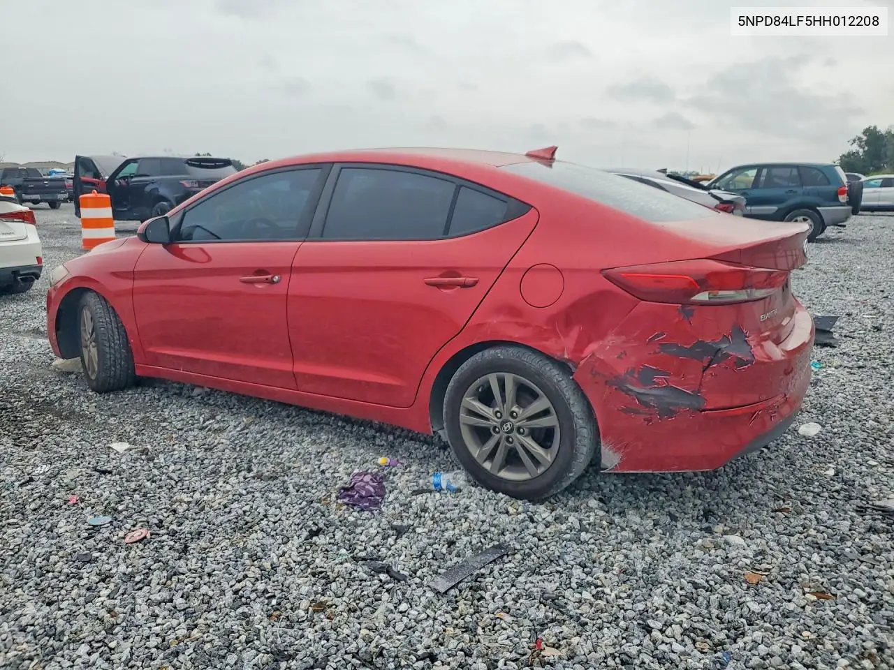 2017 HYUNDAI ELANTRA VIN 5NPD84LF5HH012208 — фото 2