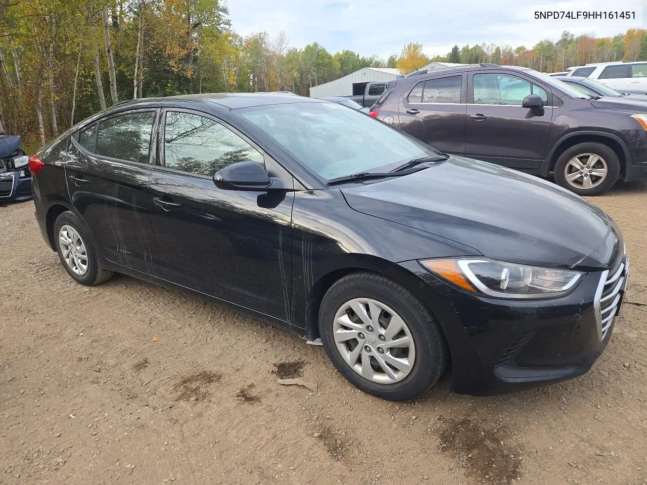 2017 HYUNDAI ELANTRA VIN 5NPD74LF9HH161451 — фото 4